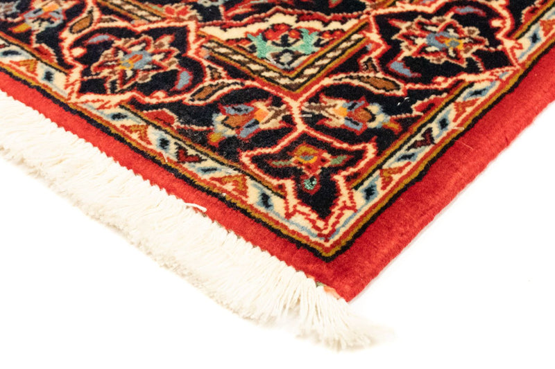 Keshan Teppich 68x124cm - Perserteppich - dunkelrot
