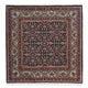 Moud Teppich 100x100cm - Perserteppich - dunkelblau