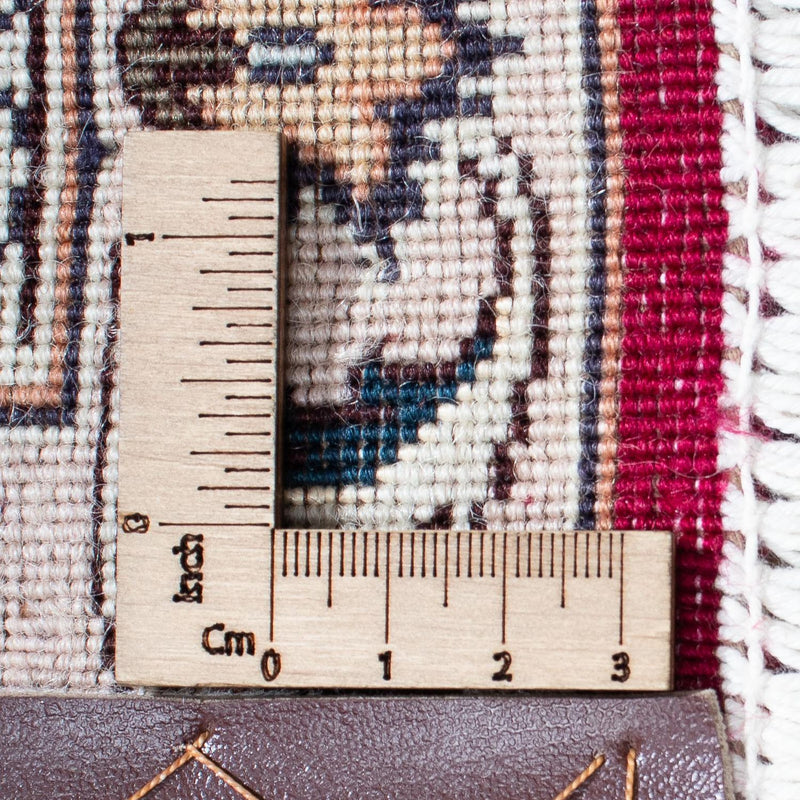 Täbriz - 50 Raj Teppich 206x302cm - Perserteppich - dunkelrot