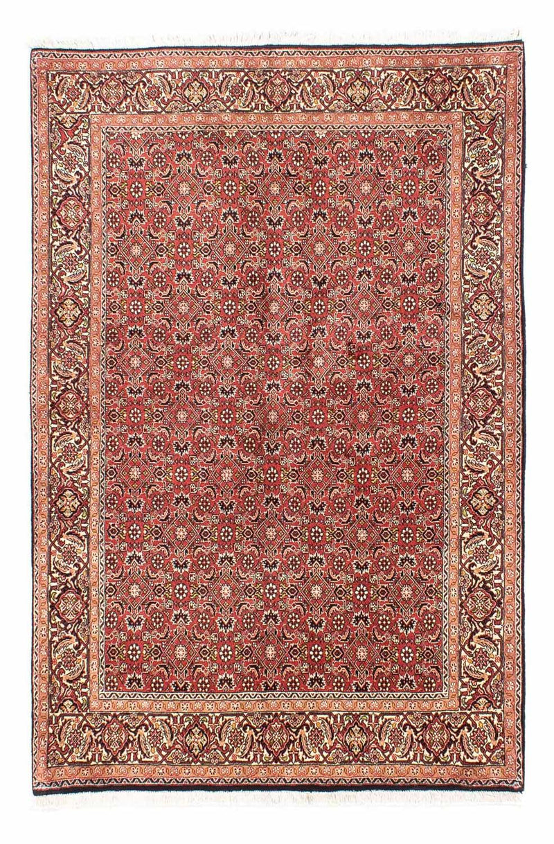 Bidjar Teppich 141x205cm - Perserteppich - dunkelrot