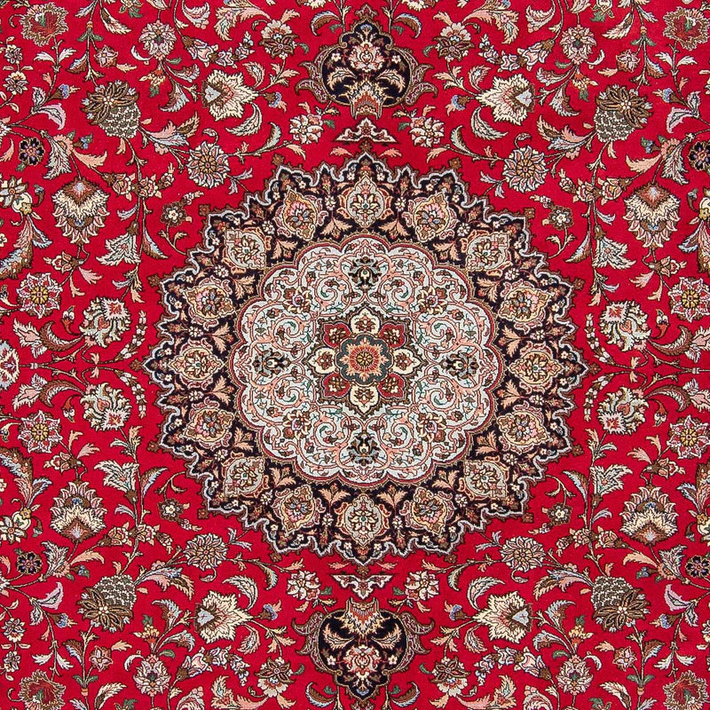 Täbriz - 50 Raj Teppich 245x300cm - Perserteppich - rot