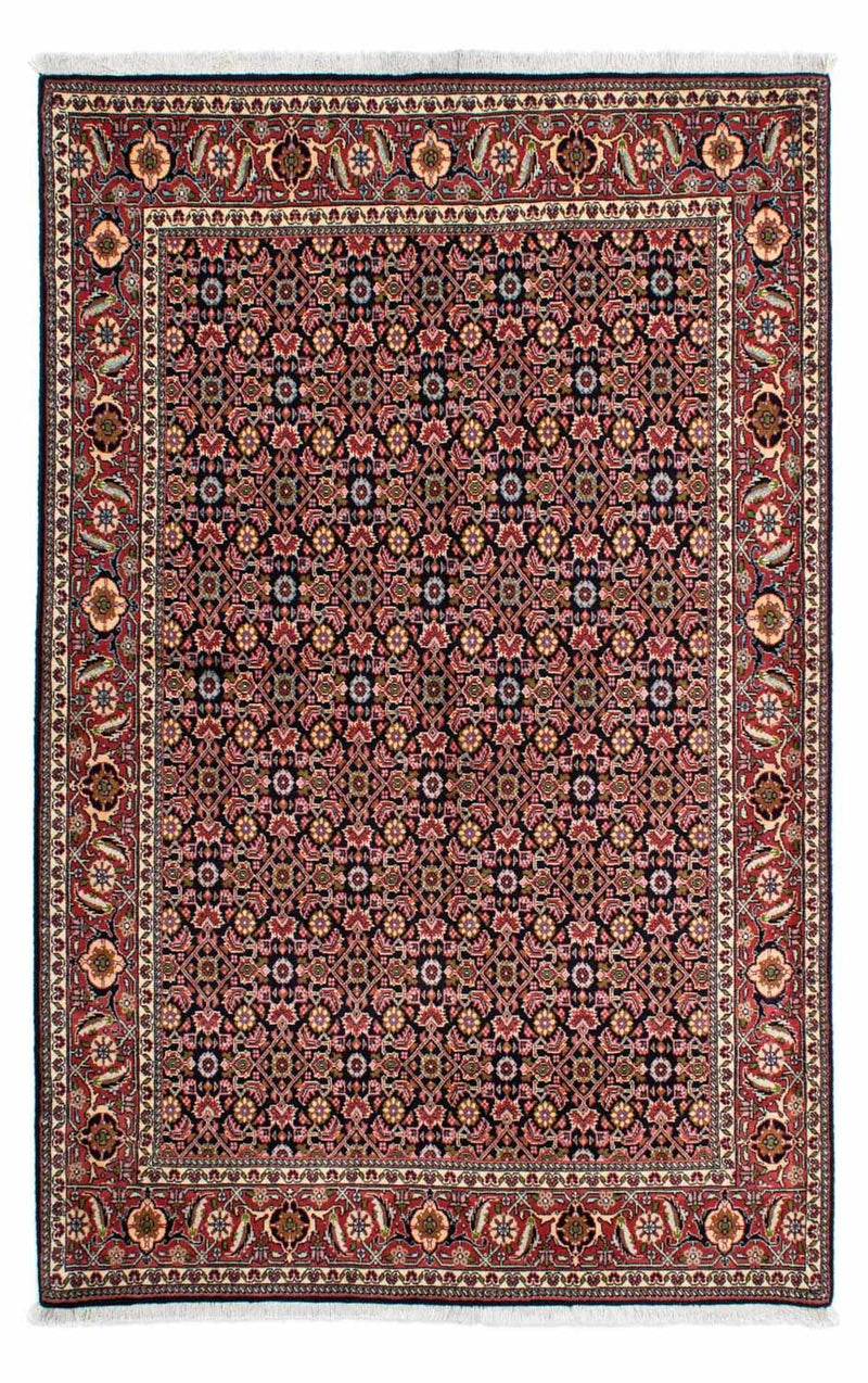 Bidjar - Zanjan Teppich 140x215cm - Perserteppich - dunkelblau