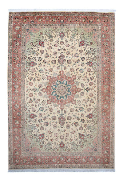 Täbriz - 50 Raj Teppich 200x300cm - Perserteppich - beige
