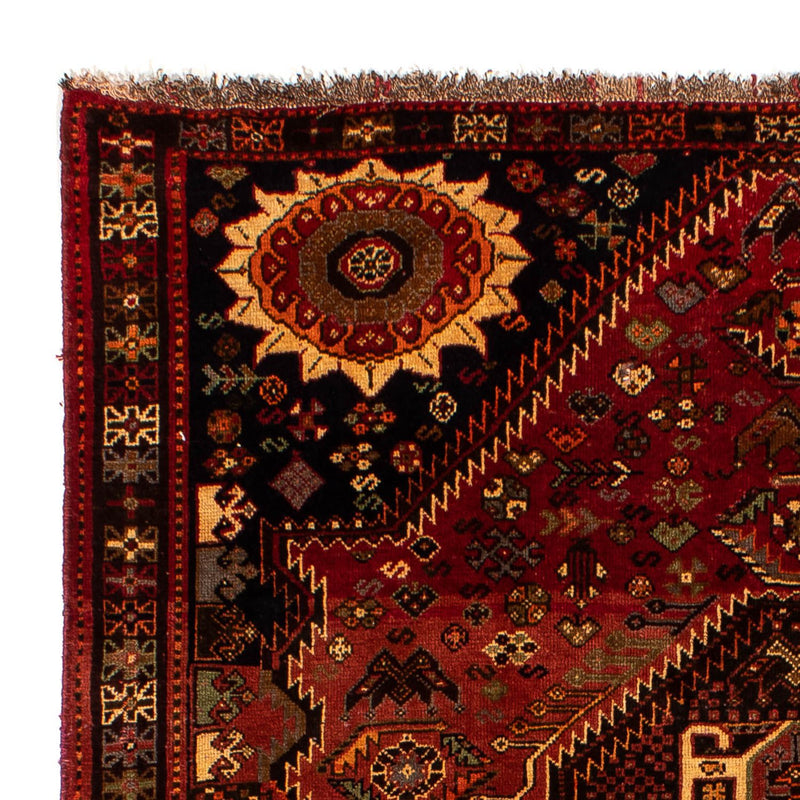 Shiraz Teppich 185x285cm - Perserteppich - dunkelrot