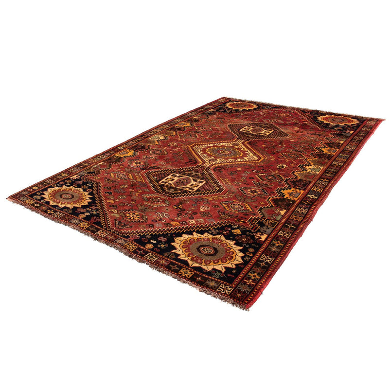 Shiraz Teppich 185x285cm - Perserteppich - dunkelrot