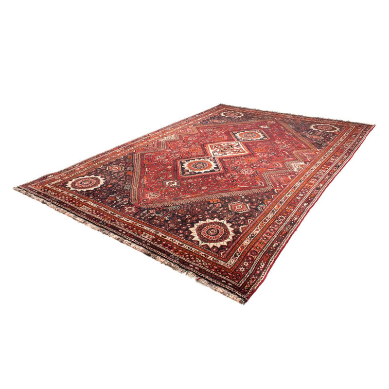 Ghashghai Teppich 215x328cm - Perserteppich - dunkelrot