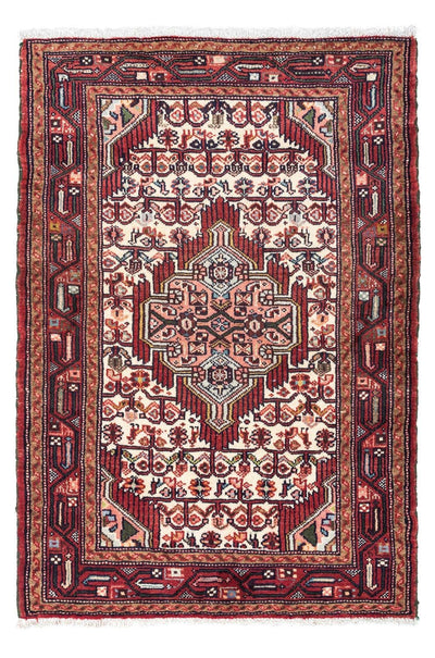 Hosseinabad Teppich 86x127cm - Perserteppich - beige