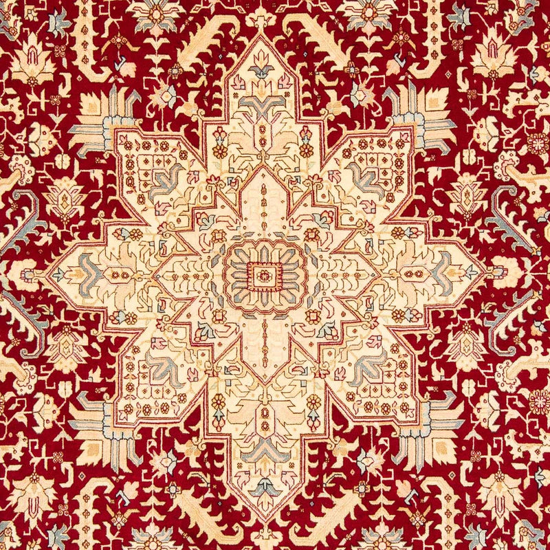Täbriz - 50 Raj Teppich 200x300cm - Perserteppich - dunkelrot