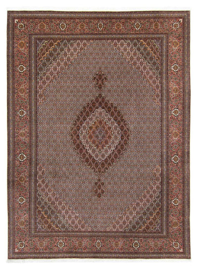 Täbriz Teppich 251x341cm - Perserteppich - dunkelbraun