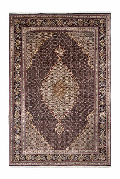 Täbriz Teppich 195x300cm - Perserteppich - braun