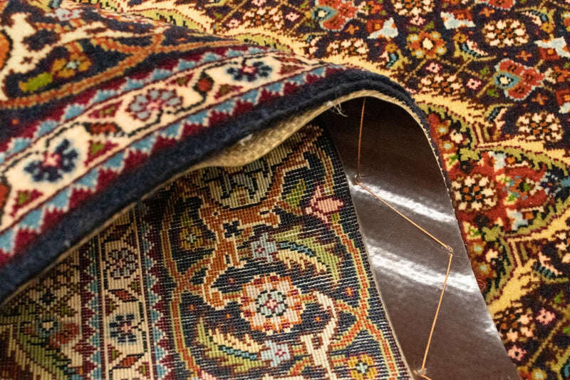 Täbriz Teppich 100x152cm - Perserteppich - dunkelrot