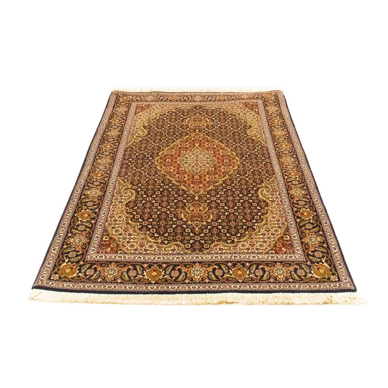 Täbriz Teppich 100x152cm - Perserteppich - dunkelrot