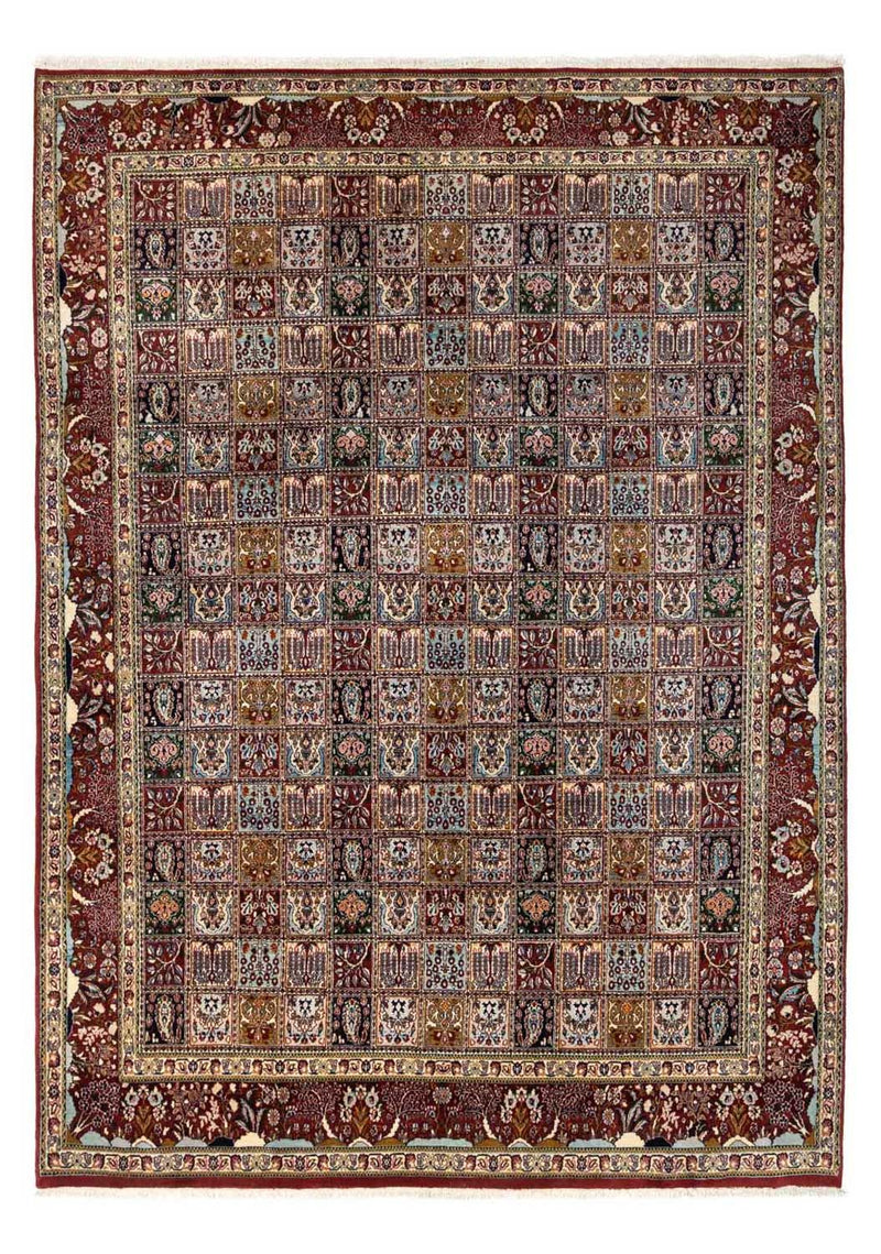 Moud Teppich 242x328cm - Perserteppich - dunkelrot