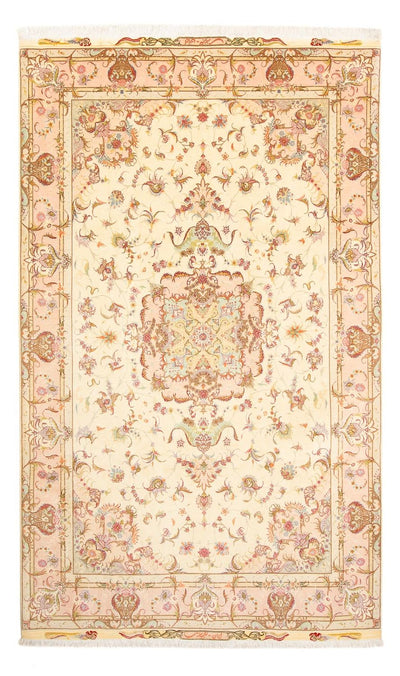 Täbriz - 50 Raj Teppich 198x288cm - Perserteppich - beige
