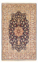 Isfahan Teppich 202x327cm - Perserteppich - dunkelblau