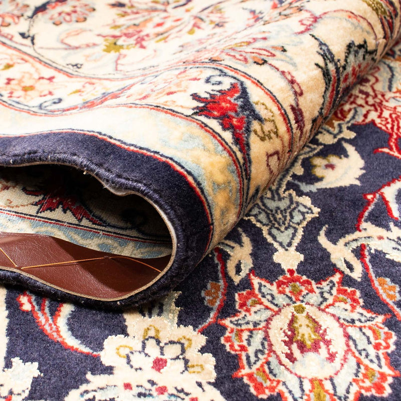 Isfahan Teppich 202x327cm - Perserteppich - dunkelblau