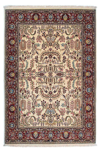 Ghom Teppich 142x207cm - Perserteppich - beige – product image
