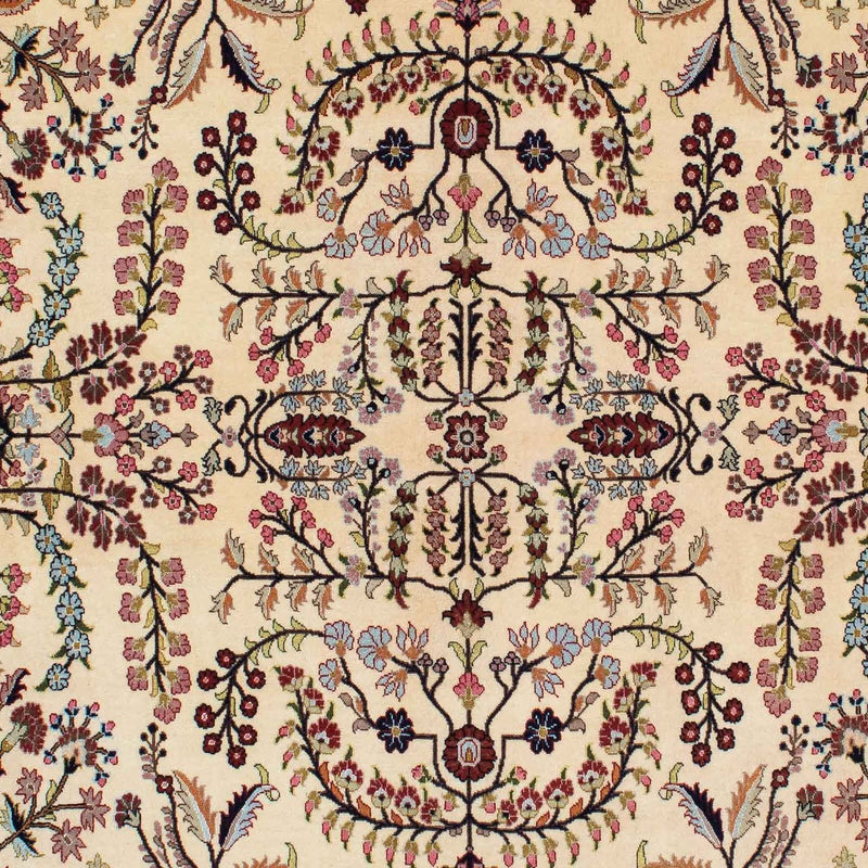 Ghom Teppich 142x207cm - Perserteppich - beige