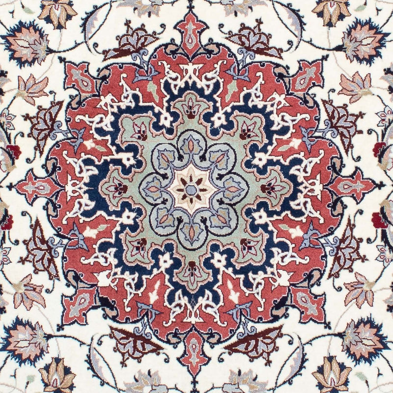 Täbriz - 50 Raj Teppich 150x210cm - Perserteppich - beige