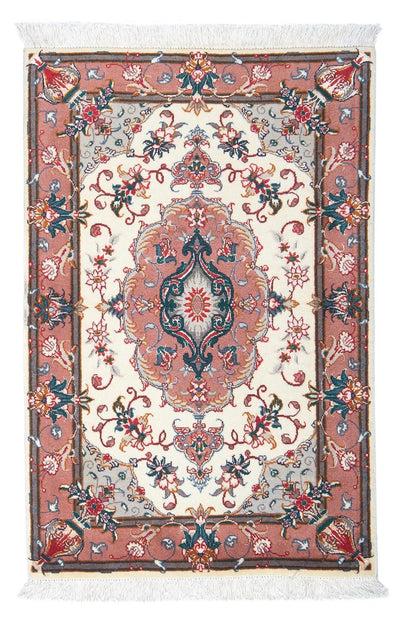 Täbriz - 50 Raj Teppich 60x90cm - Perserteppich - beige