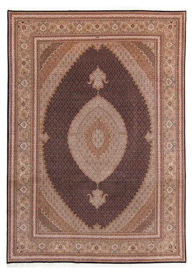 Täbriz Teppich 252x352cm - Perserteppich - hellbraun