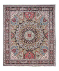 Täbriz - 50 Raj Teppich 252x303cm - Perserteppich - mehrfarbig – product image