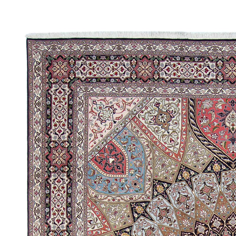 Täbriz - 50 Raj Teppich 252x303cm - Perserteppich - mehrfarbig