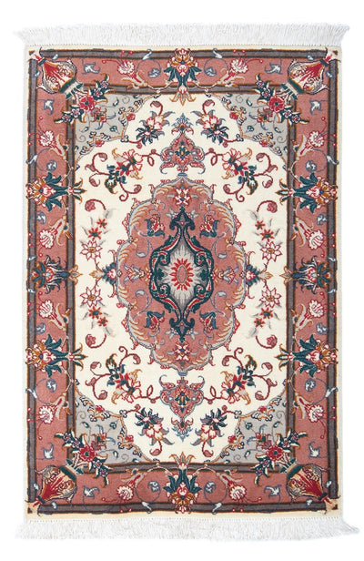 Täbriz - 50 Raj Teppich 60x92cm - Perserteppich - beige
