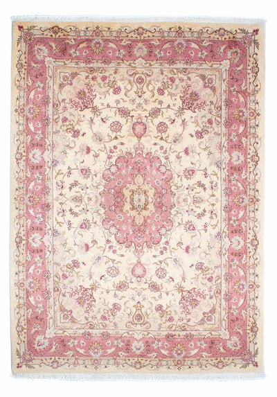 Täbriz - 50 Raj Teppich 170x240cm - Perserteppich - beige