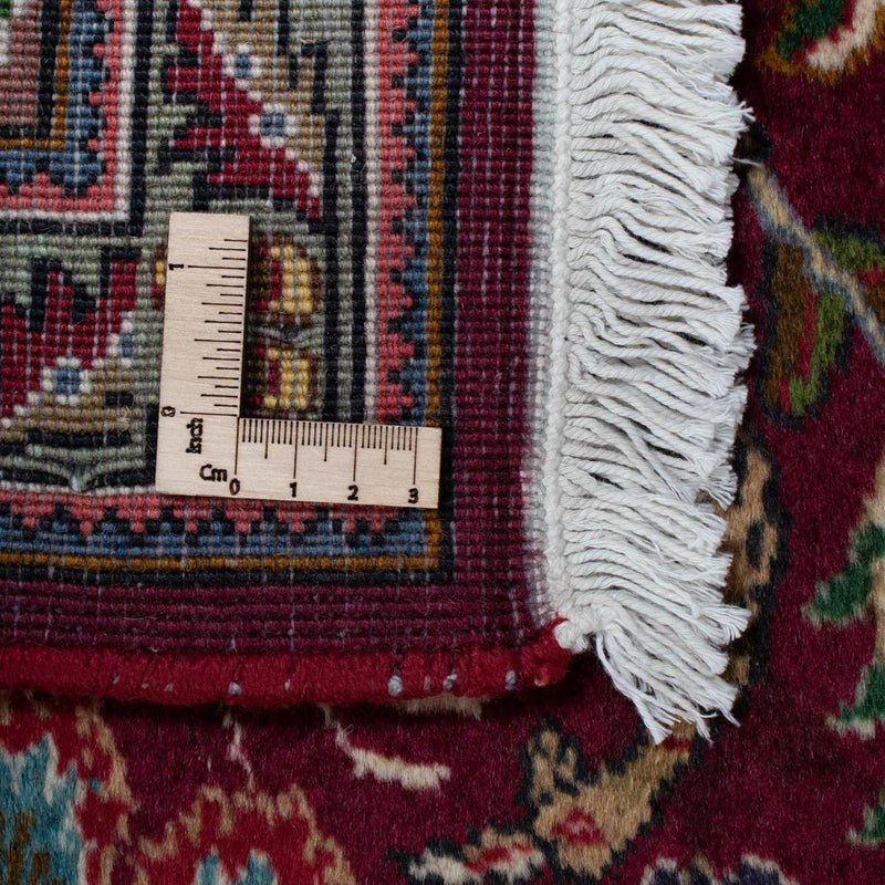 Täbriz - 40 Raj Teppich 202x285cm - Perserteppich - dunkelrot