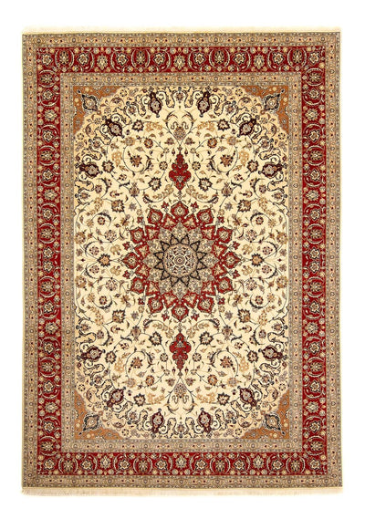Täbriz - 50 Raj Teppich 252x351cm - Perserteppich - beige