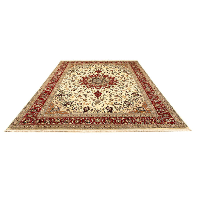 Täbriz - 50 Raj Teppich 252x351cm - Perserteppich - beige