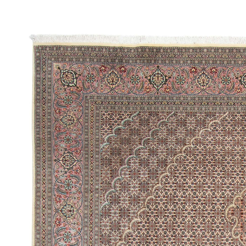 Täbriz Teppich 203x296cm - Perserteppich - hellbraun