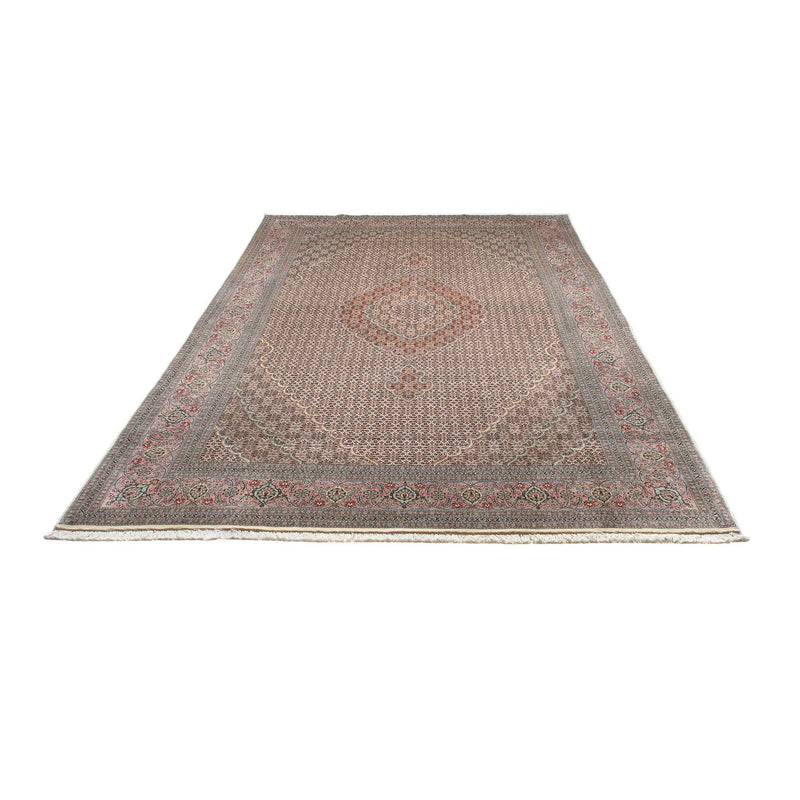 Täbriz Teppich 203x296cm - Perserteppich - hellbraun