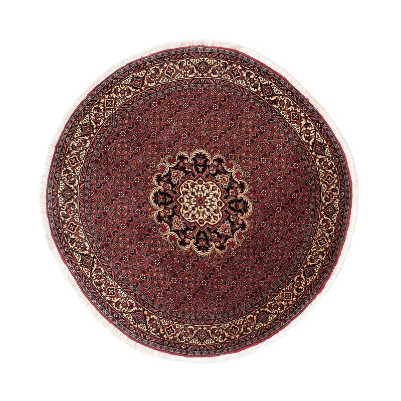 Bidjar Teppich 150x150cm - Perserteppich - dunkelrot