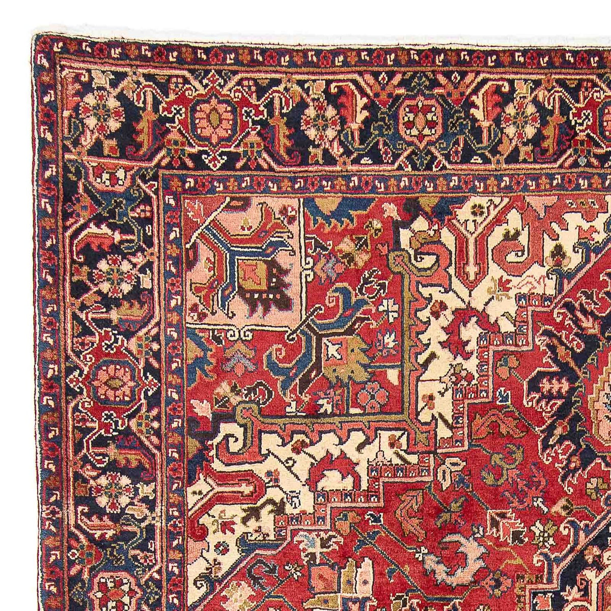 Heriz Teppich 245x342cm - Perserteppich - rot