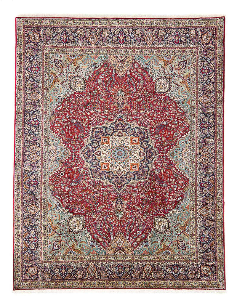 Täbriz - 50 Raj Teppich 300x382cm - Perserteppich - rot