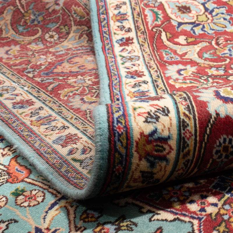 Täbriz - 50 Raj Teppich 248x350cm - Perserteppich - türkis