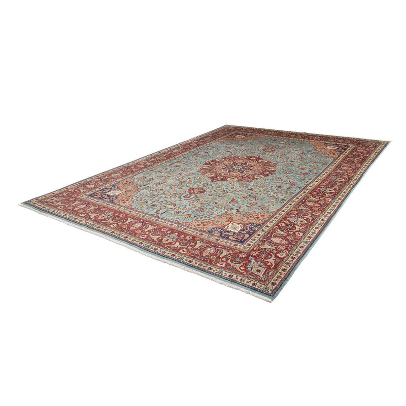 Täbriz - 50 Raj Teppich 248x350cm - Perserteppich - türkis