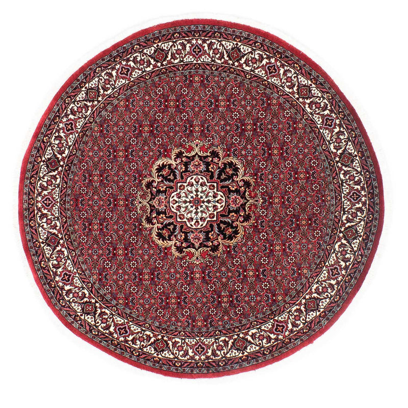 Bidjar Teppich 155x155cm - Perserteppich - dunkelrot