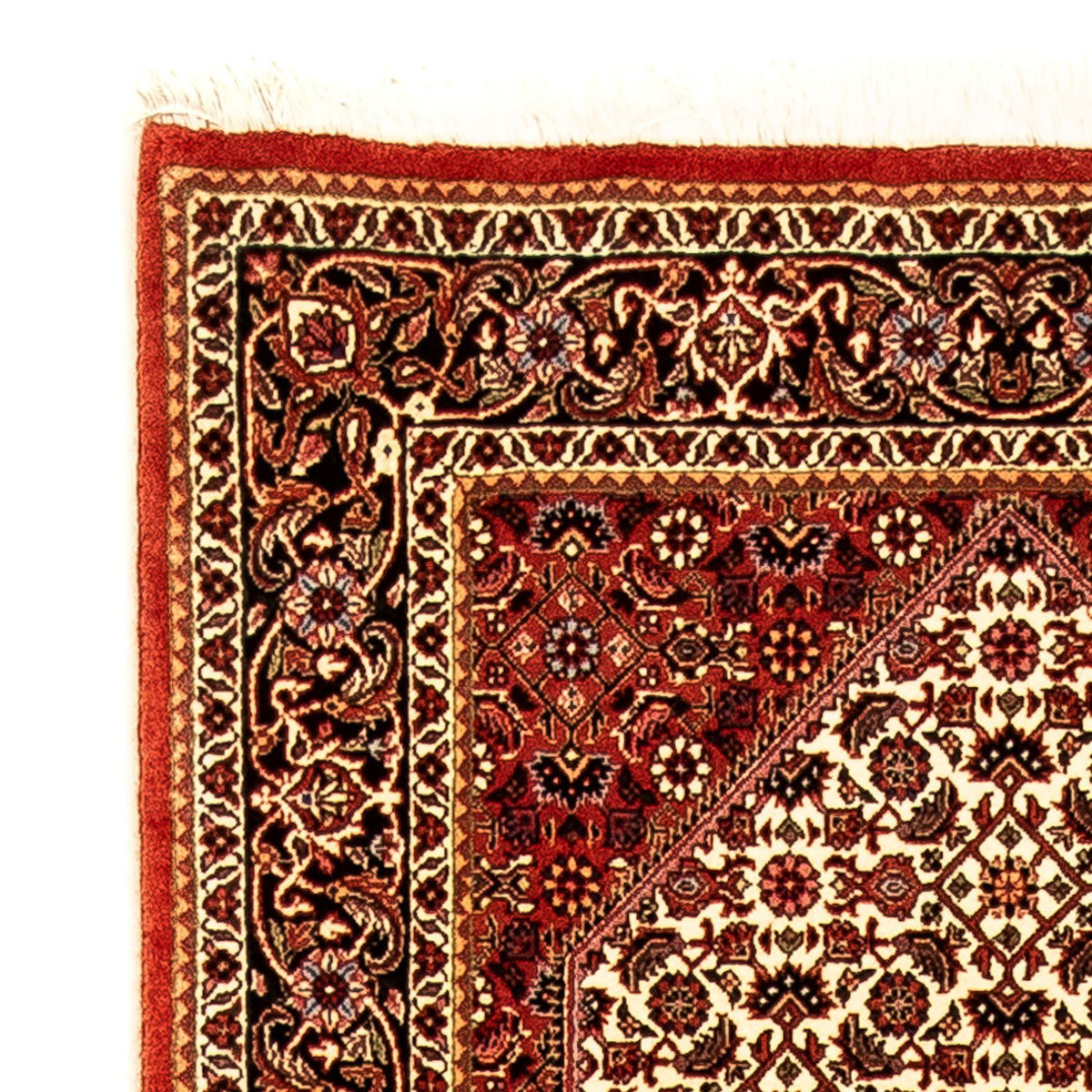Bidjar Teppich 85x314cm - Perserteppich - dunkelrot