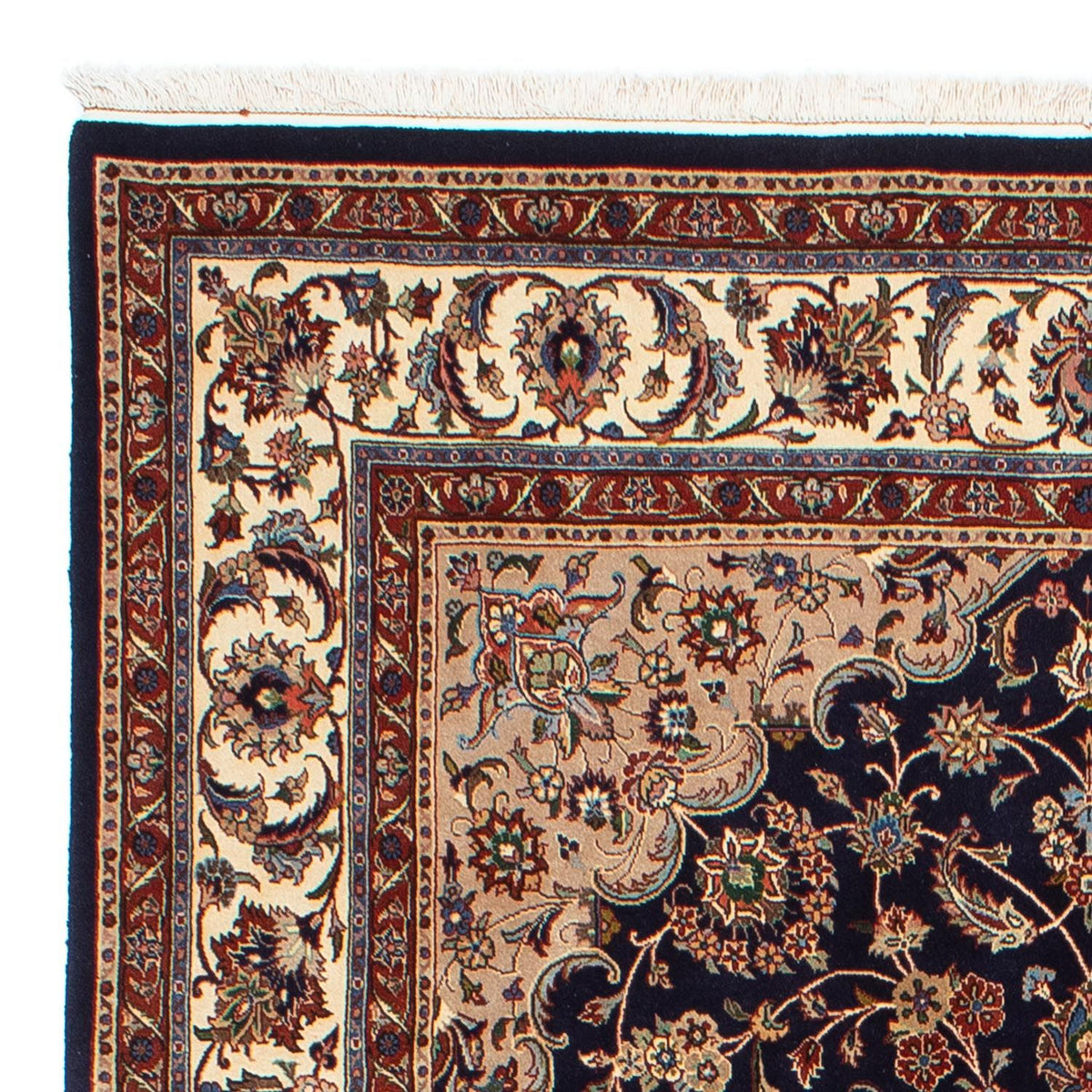 Kaschmar Teppich 196x303cm - Perserteppich - schwarz