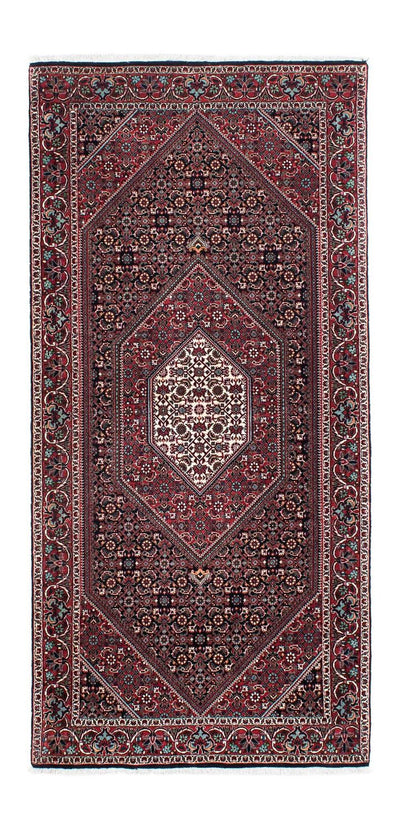 Bidjar Teppich 98x209cm - Perserteppich - dunkelblau