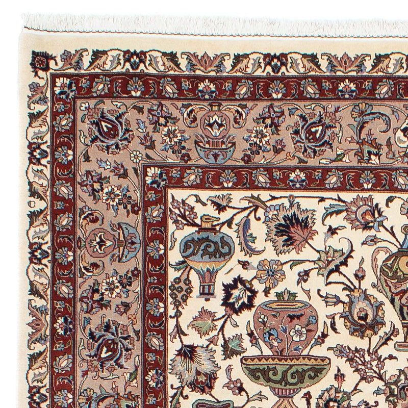 Kaschmar Teppich 201x305cm - Perserteppich - beige