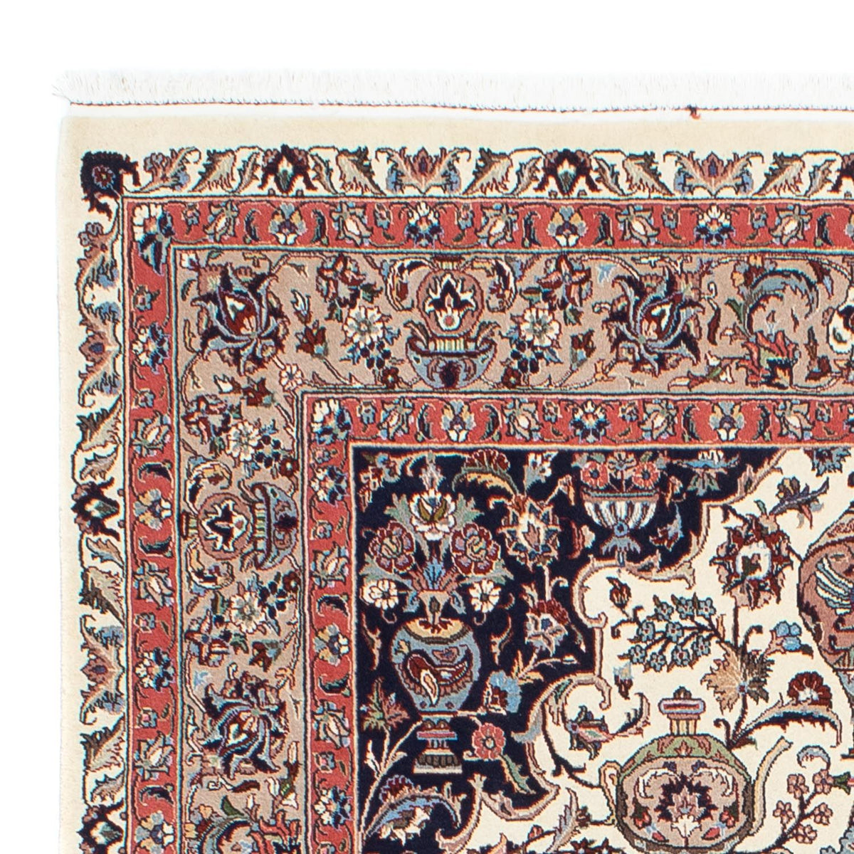 Kaschmar Teppich 196x293cm - Perserteppich - beige