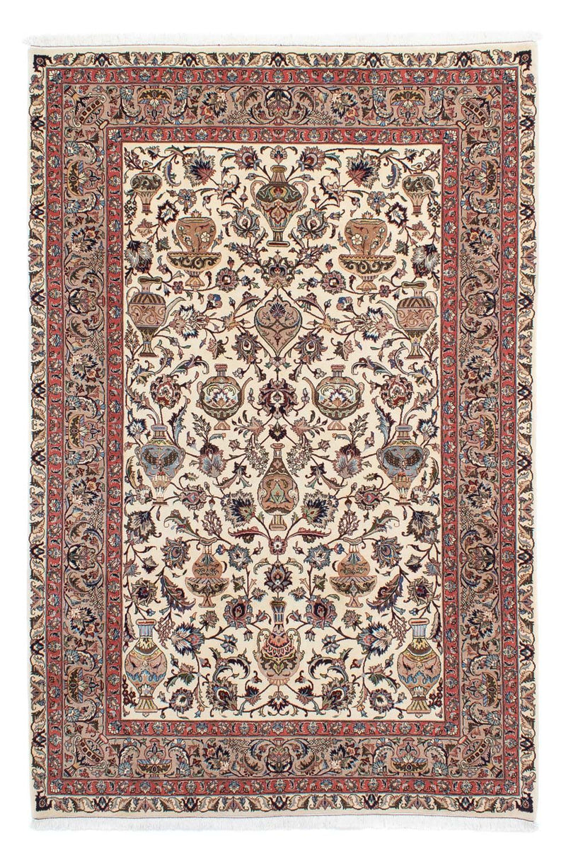 Kaschmar Teppich 201x296cm - Perserteppich - beige