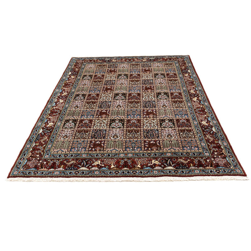 Moud Teppich 165x242cm - Perserteppich - dunkelrot