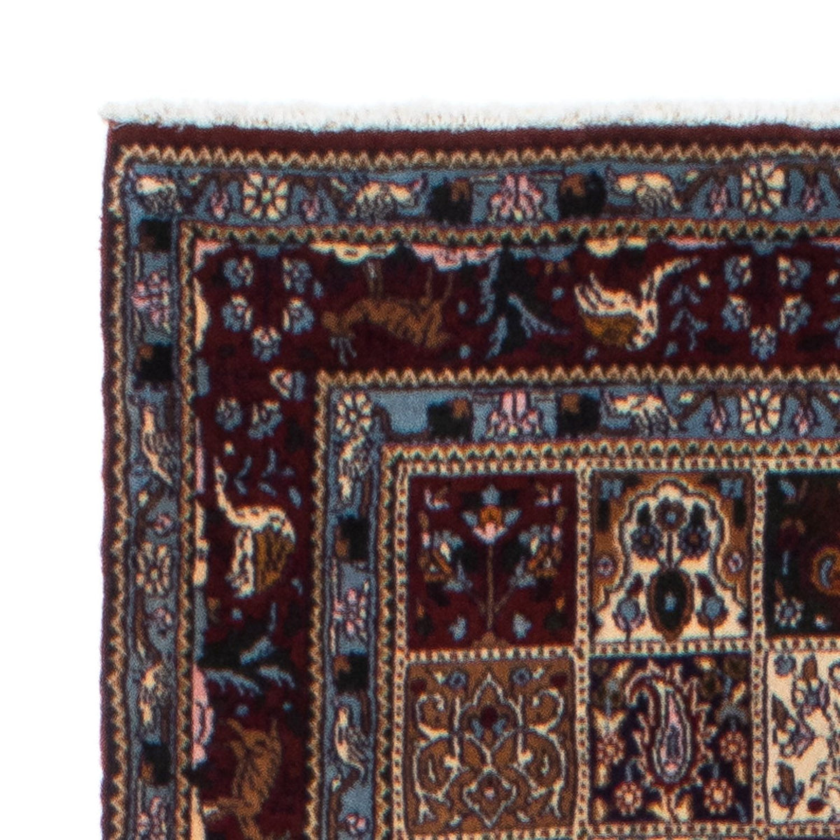 Moud Teppich 80x298cm - Perserteppich - dunkelrot