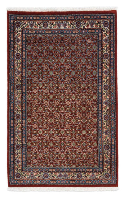 Moud Teppich 81x127cm - Perserteppich - dunkelrot