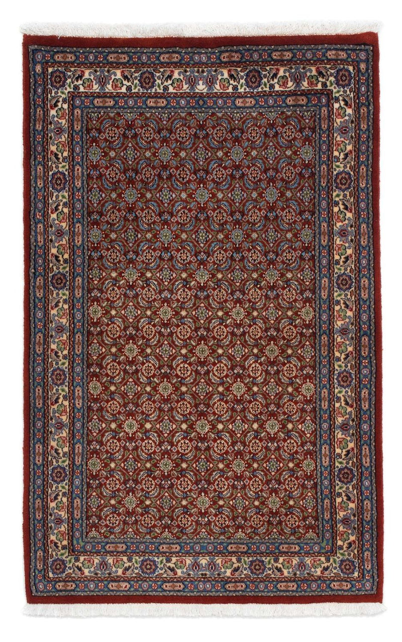 Moud Teppich 81x127cm - Perserteppich - dunkelrot
